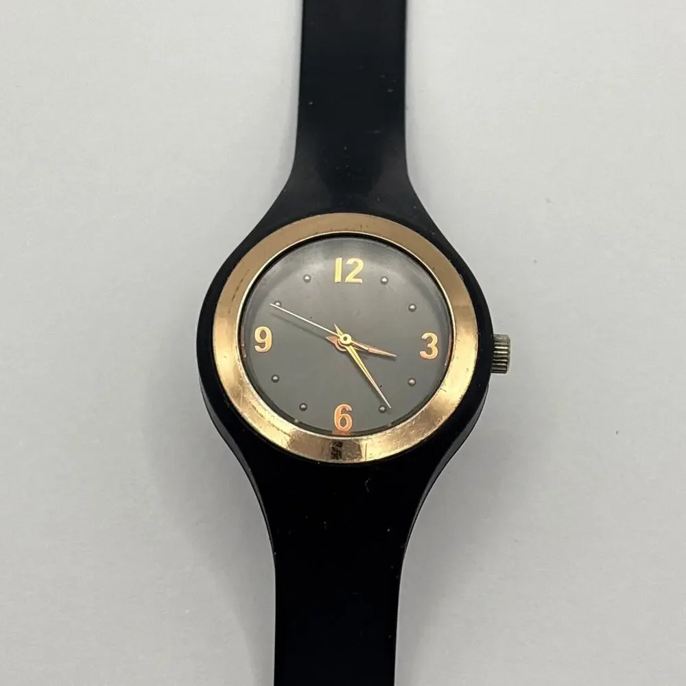 Gold & Black Watch